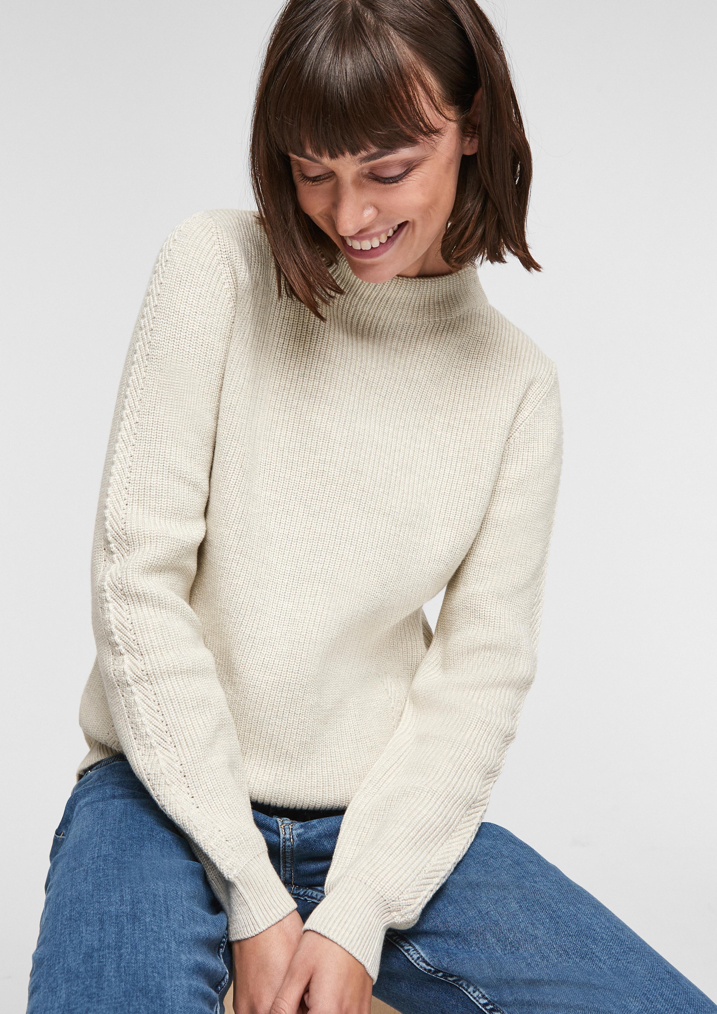 Strickpulli mit Stehkragen  04.899.61.X061-0705