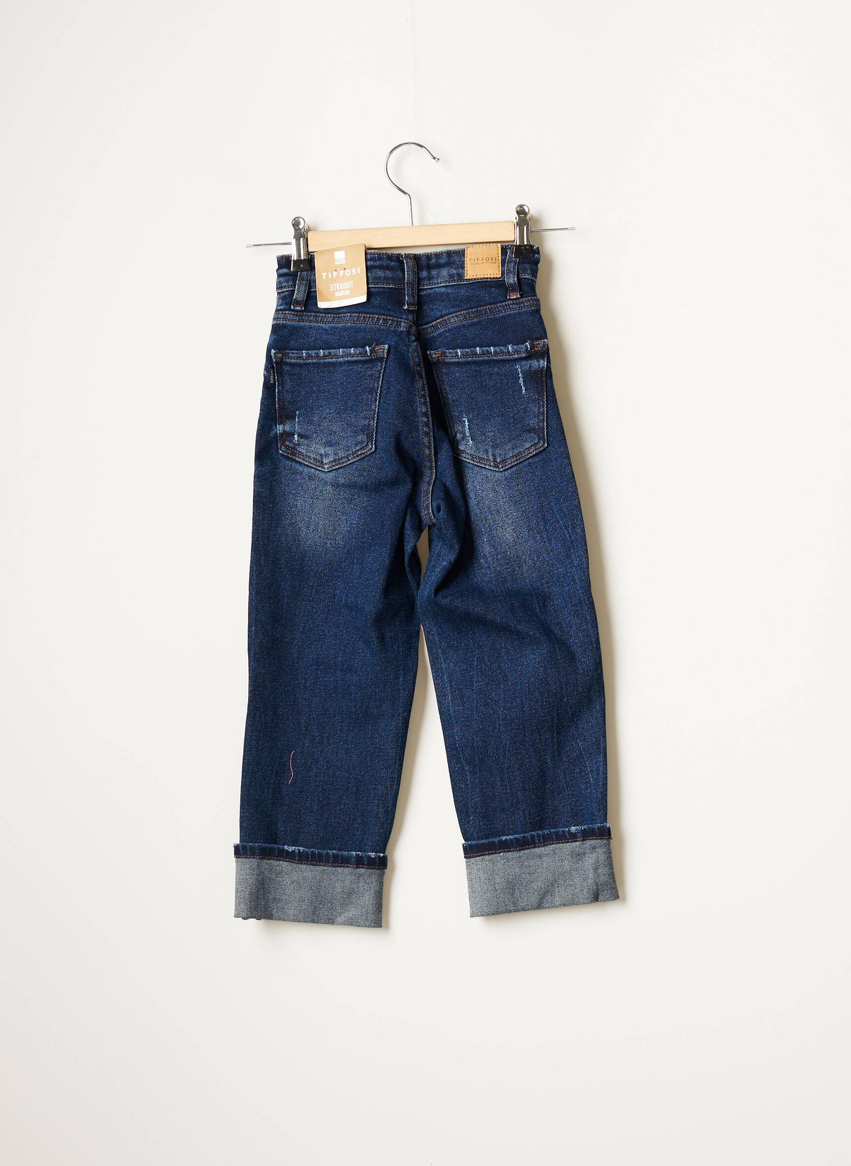 Tiffosi Jeans Coupe Droite Fille couleur bleu