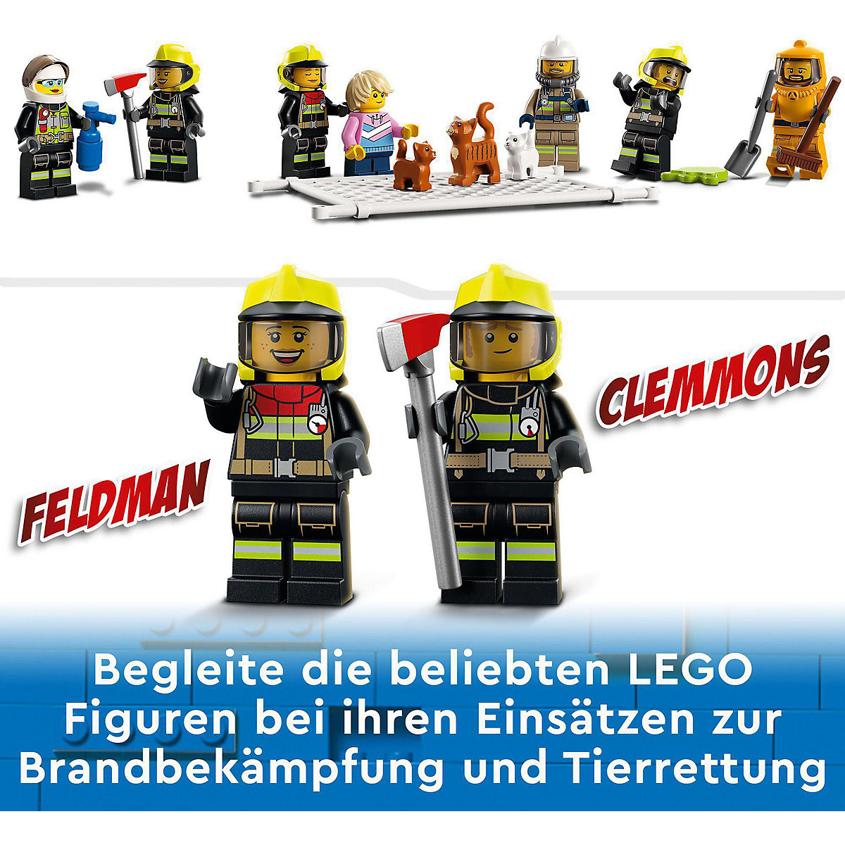 LEGO® City 60321 Feuerwehreinsatz mit Löschtruppe