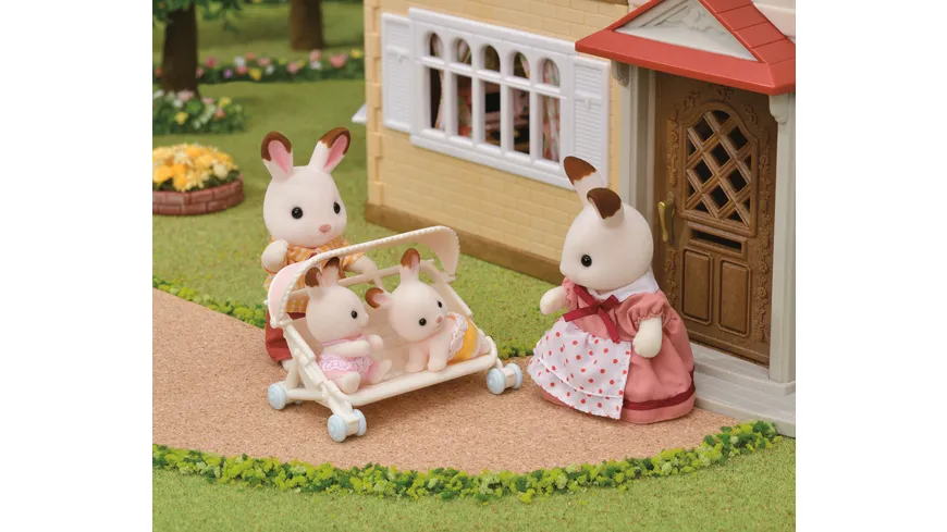 Sylvanian Families - Drillings-Kinderwagen