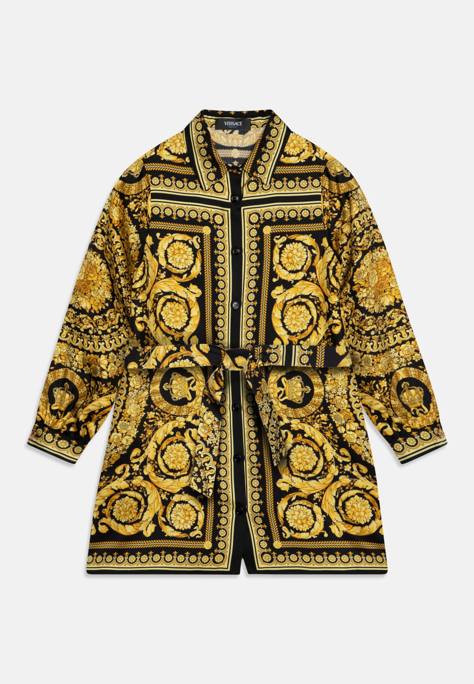 Versace VESTIDO BARROCO NIÑOS SEDA - Vestido camisero