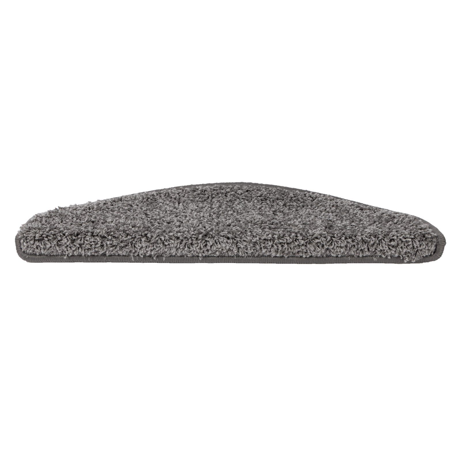 Stufenmatte Shaggy-Stufenmatte Barcelona, viele Farben & 2 Größen, Treppenschutz, Floordirekt, Halbrund