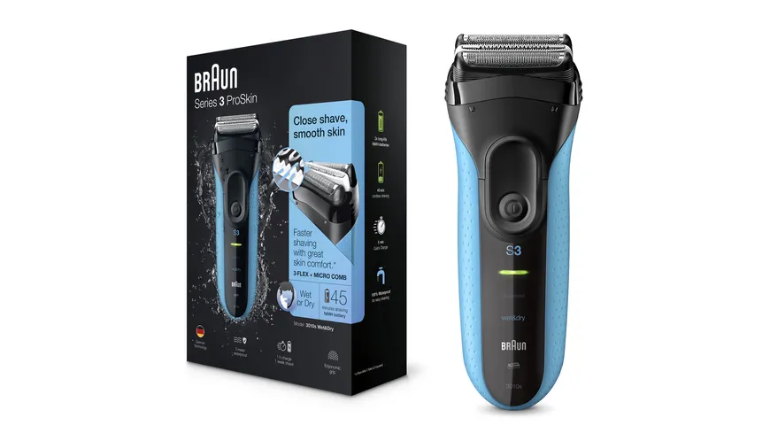 BRAUN Rasierer Series 3 ProSkin-3010s Wet&Dry