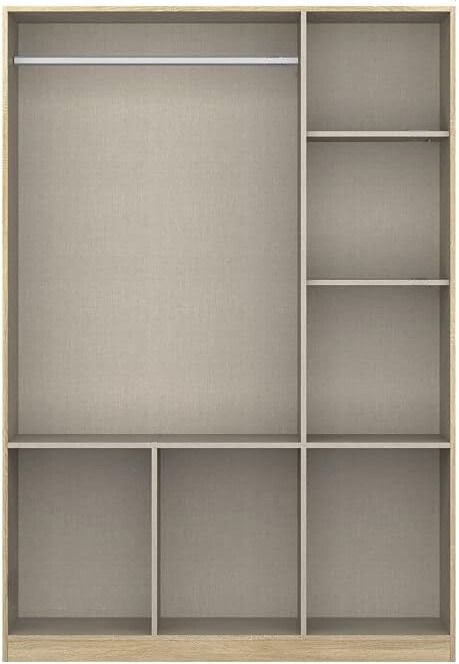Rauch Drehtürenschrank Celle 3-Türig 136 x 197 cm