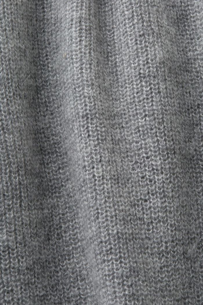 Wickel-Cardigan mit Bouclé-Struktur