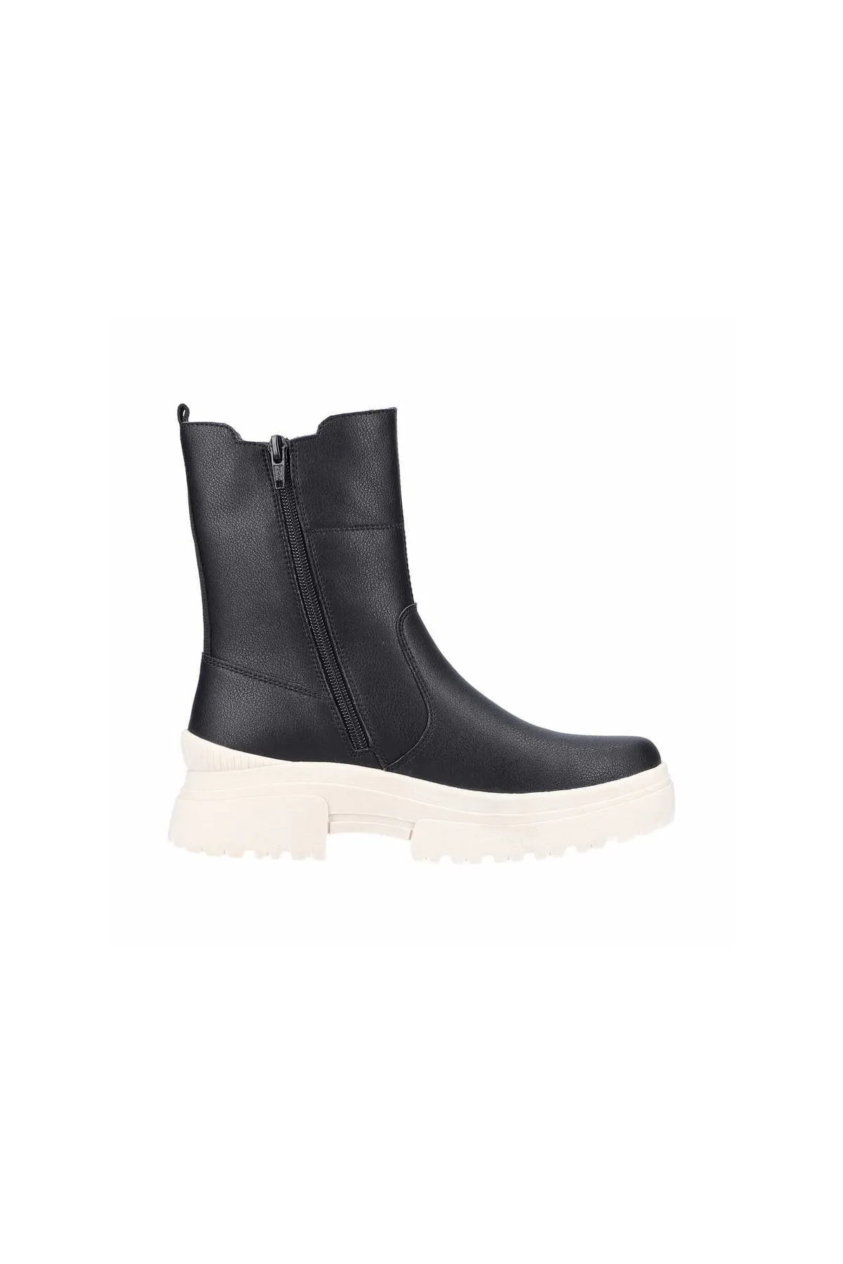 Rieker  Stiefelette - Schwarz - Flacher Absatz