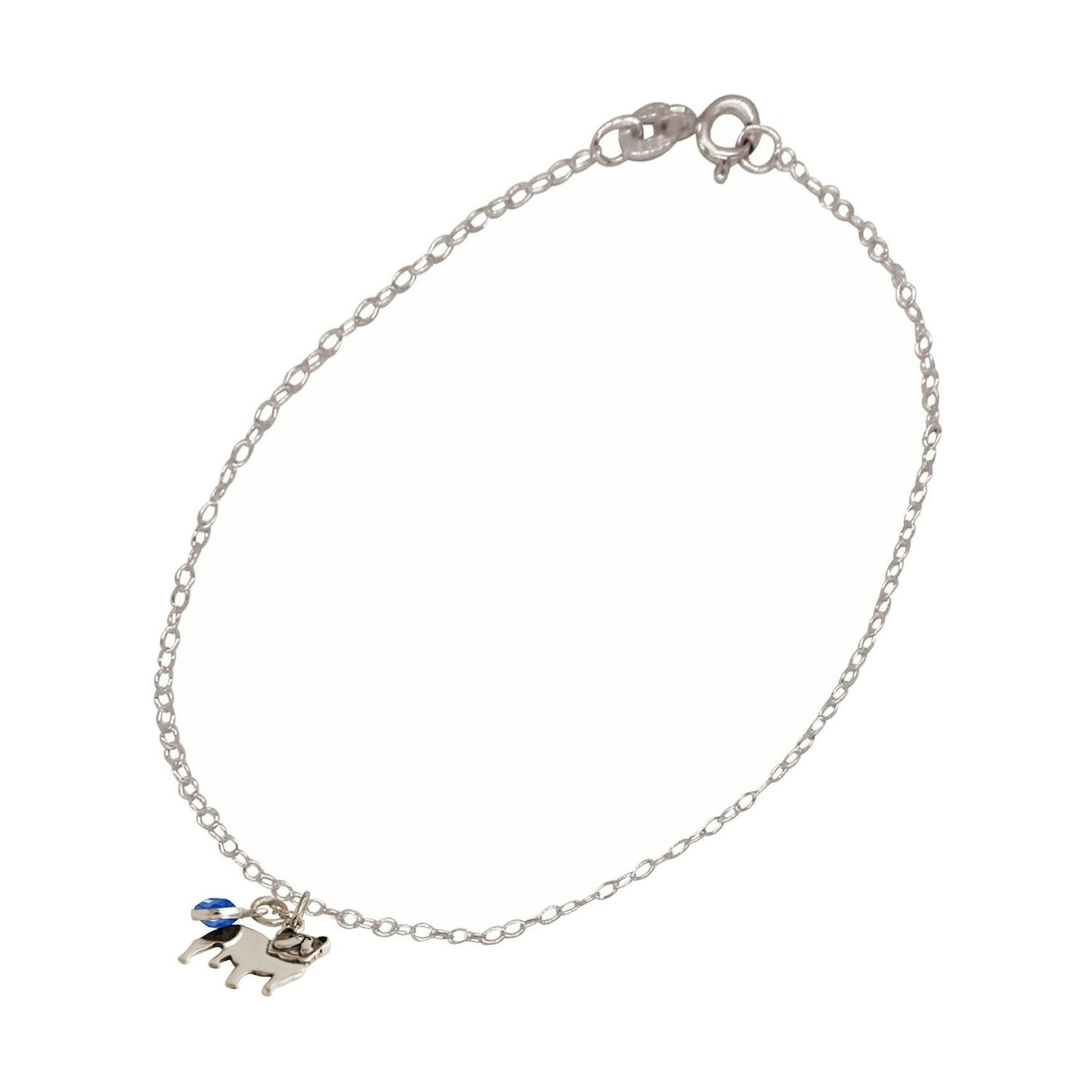 Armband 'Bulldogge Saphir'