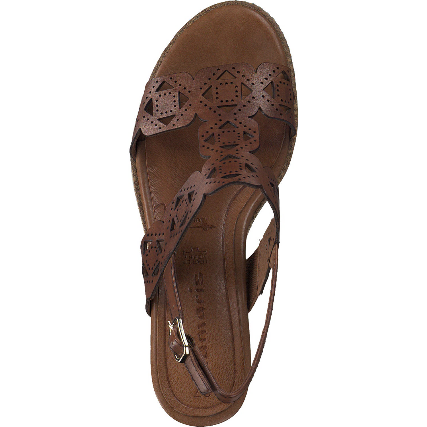 Tamaris 28372, Keilpumps, Damen, Braun