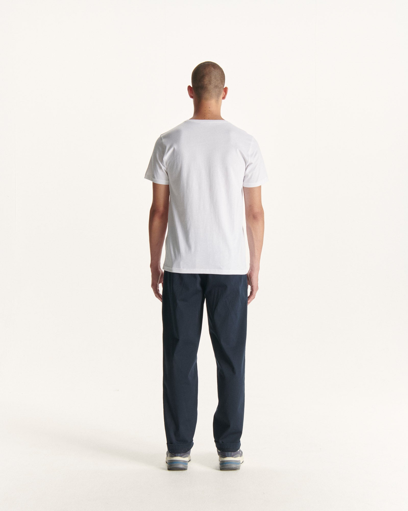 T-shirt homme en coton biologique Blanc Pietro
