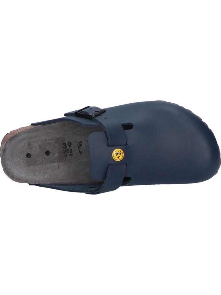 Birkenstock Pantoletten Boston ESD in blau günstig kaufen
