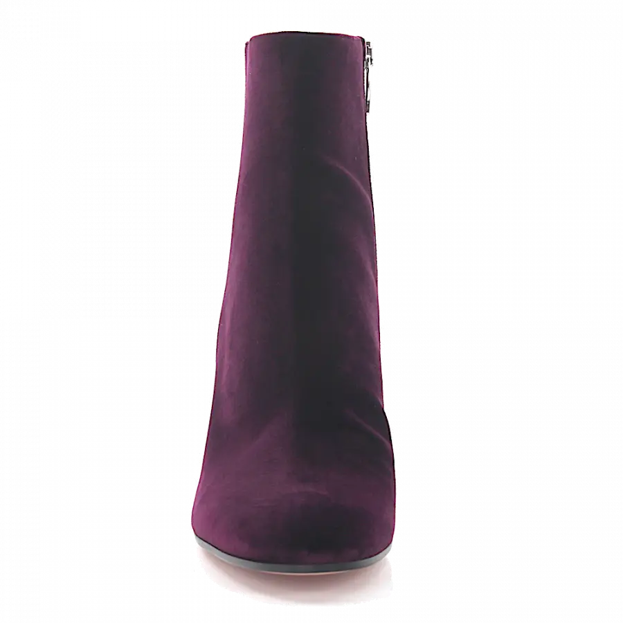 Gianvito Rossi - Stiefeletten Rolling 85 Veloursleder - lila