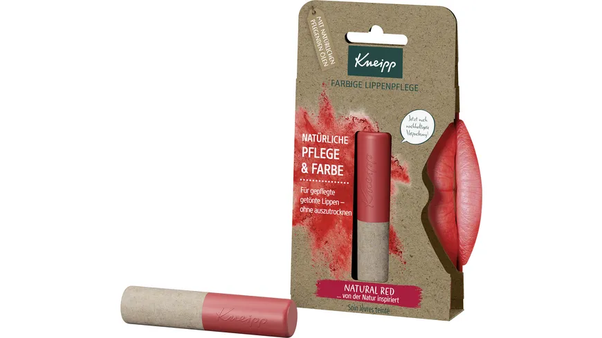 Kneipp Farbige Lippenpflege Natural Red 3.5 g