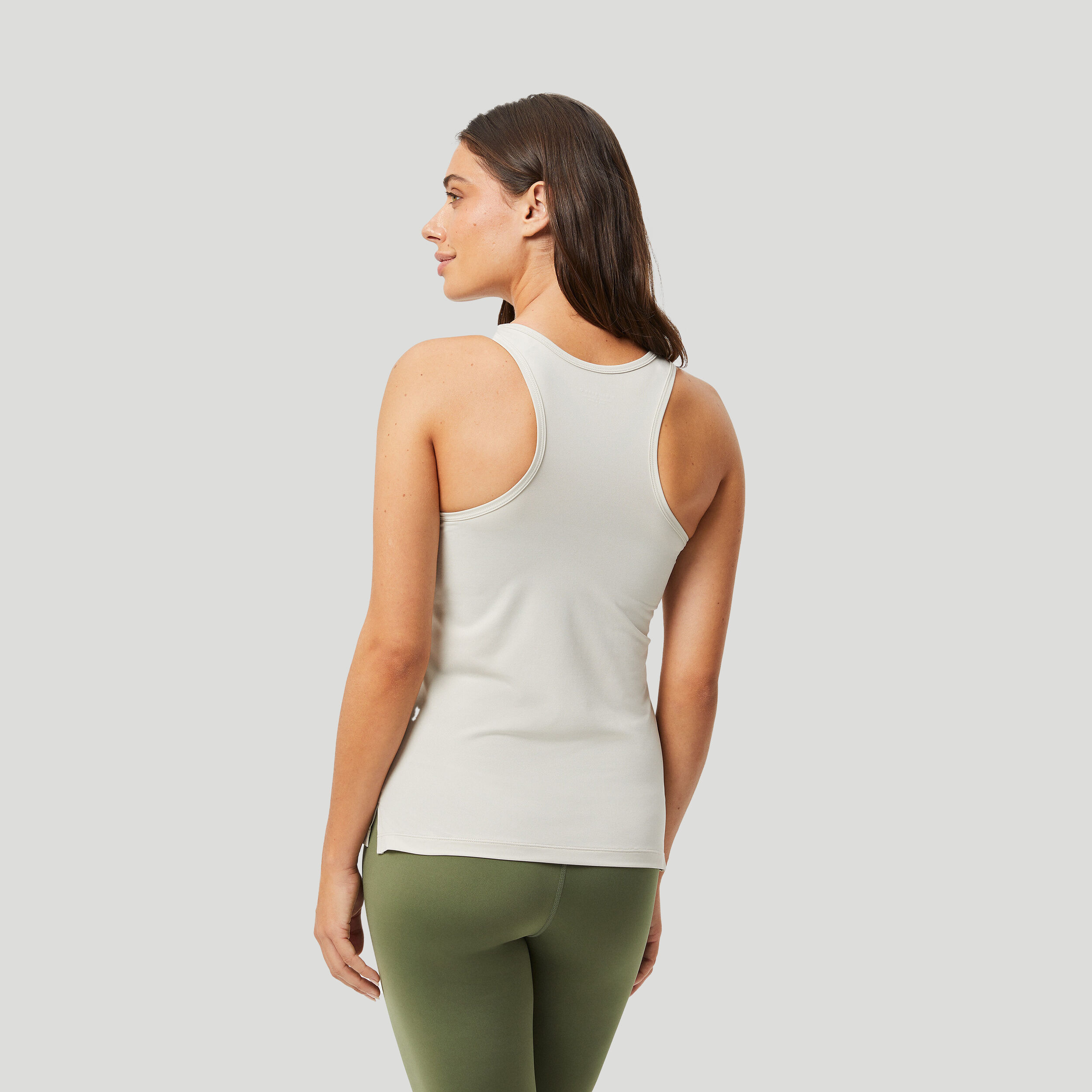 Racerback Tank-Top Damen - Creme