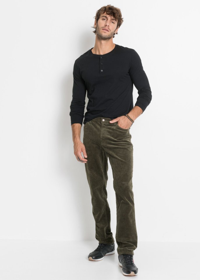 Regular Fit Stretch-Cordhose mit Komfortschnitt
