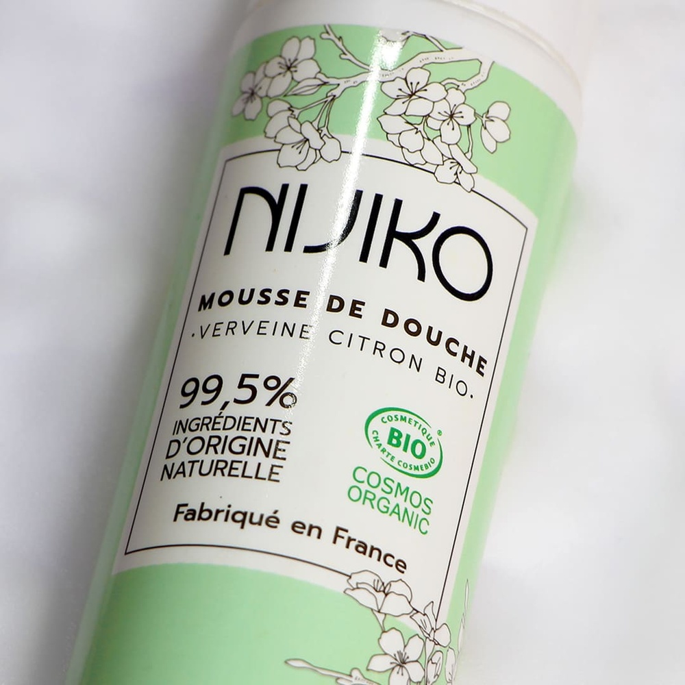 nijiko Mousse de Douche Bio Verveine - Citron Gel douche