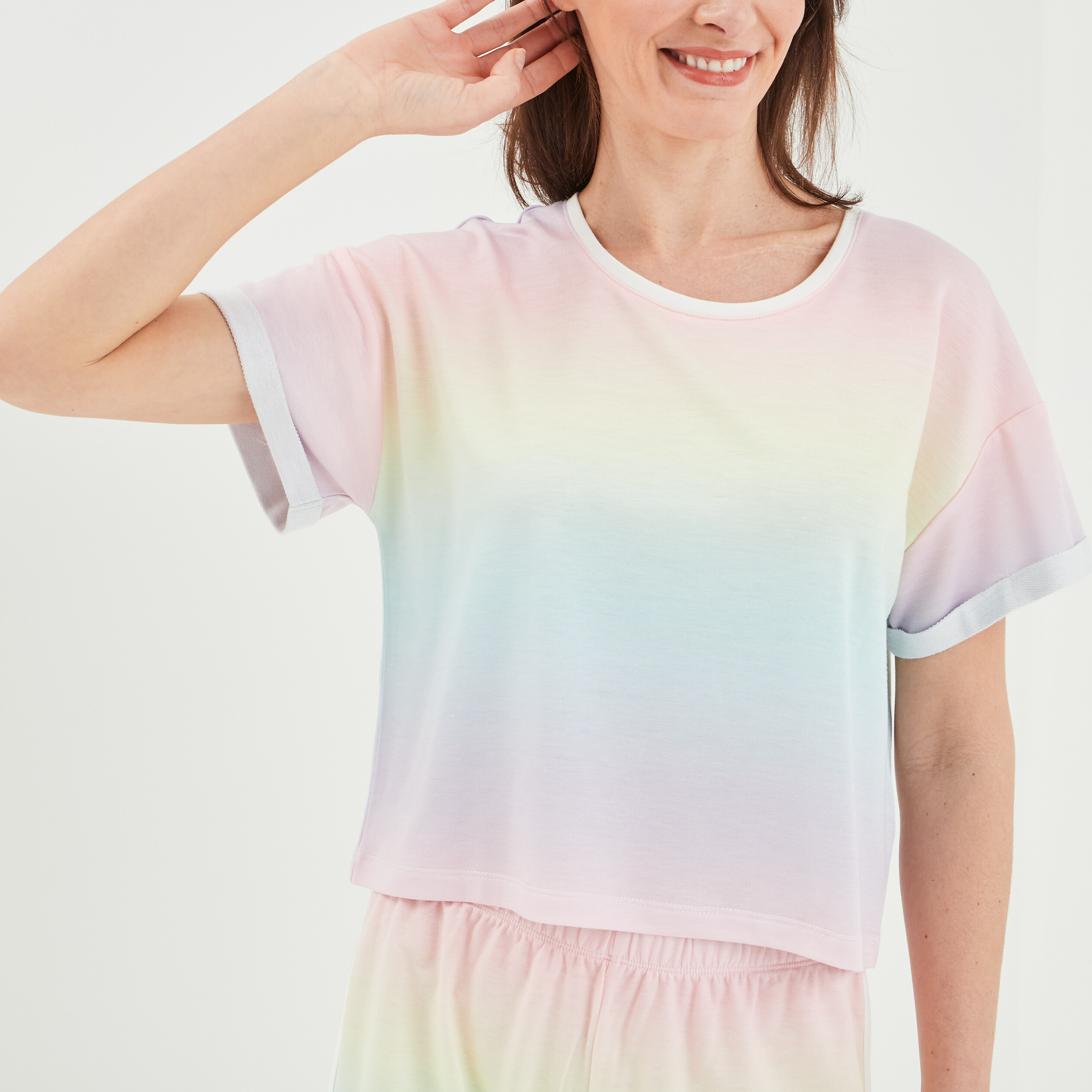 Ensemble pyjama 2 pièces multicolore femme | La Halle