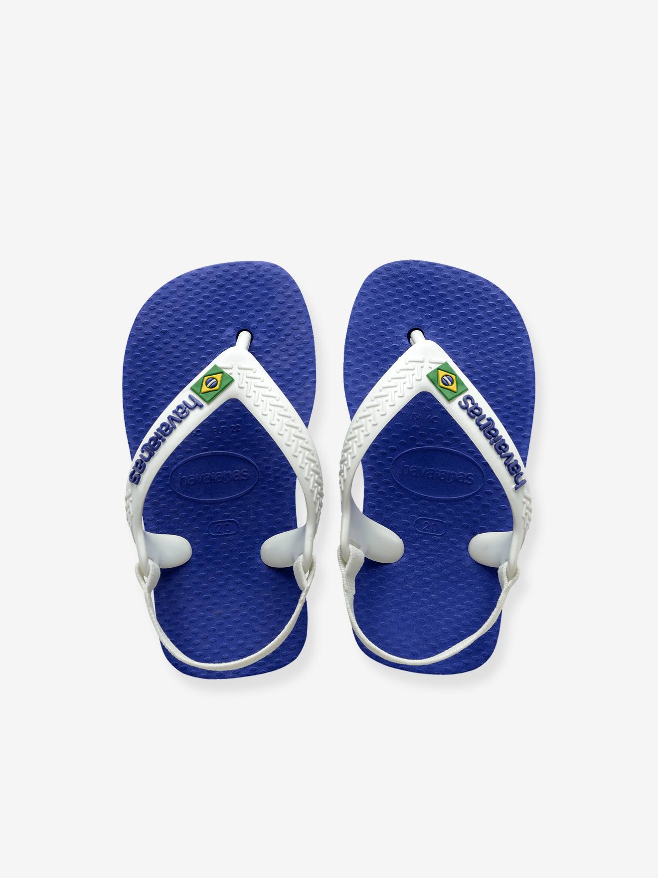 Tongs Baby Brasil Logo II HAVAIANAS marine