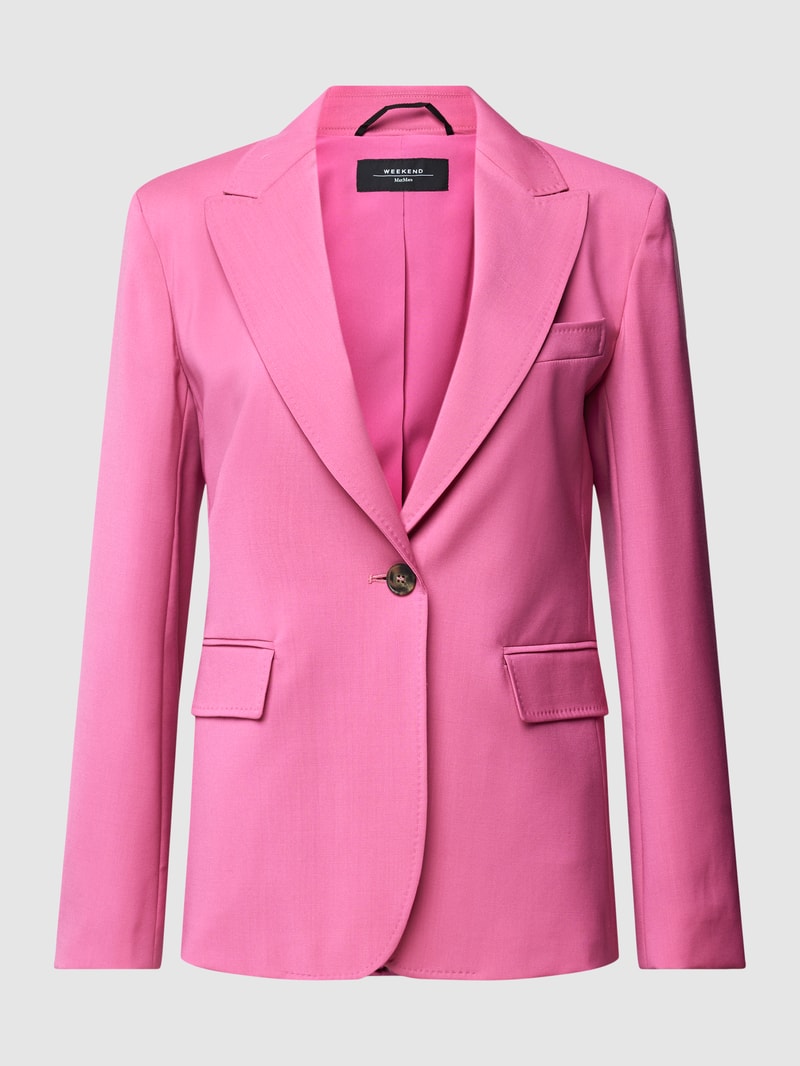 Blazer mit Knopfverschluss Modell 'VALDA' in fuchsia