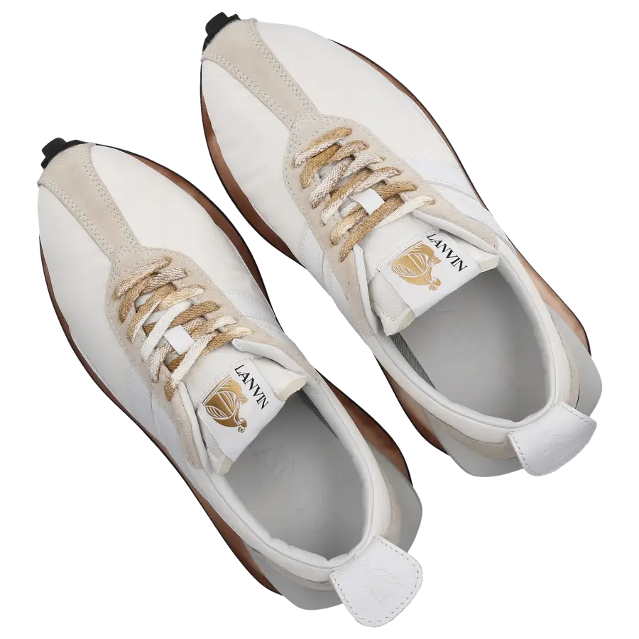 Lanvin - Sneaker low NYLON RUNNING Nylon - weiß