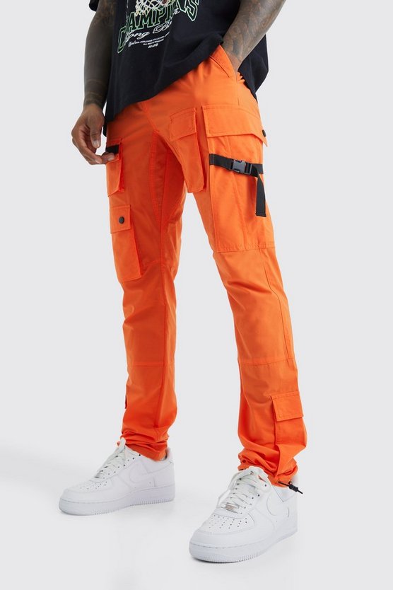 Slim-Fit Cargo-Hose mit elastischem Bund