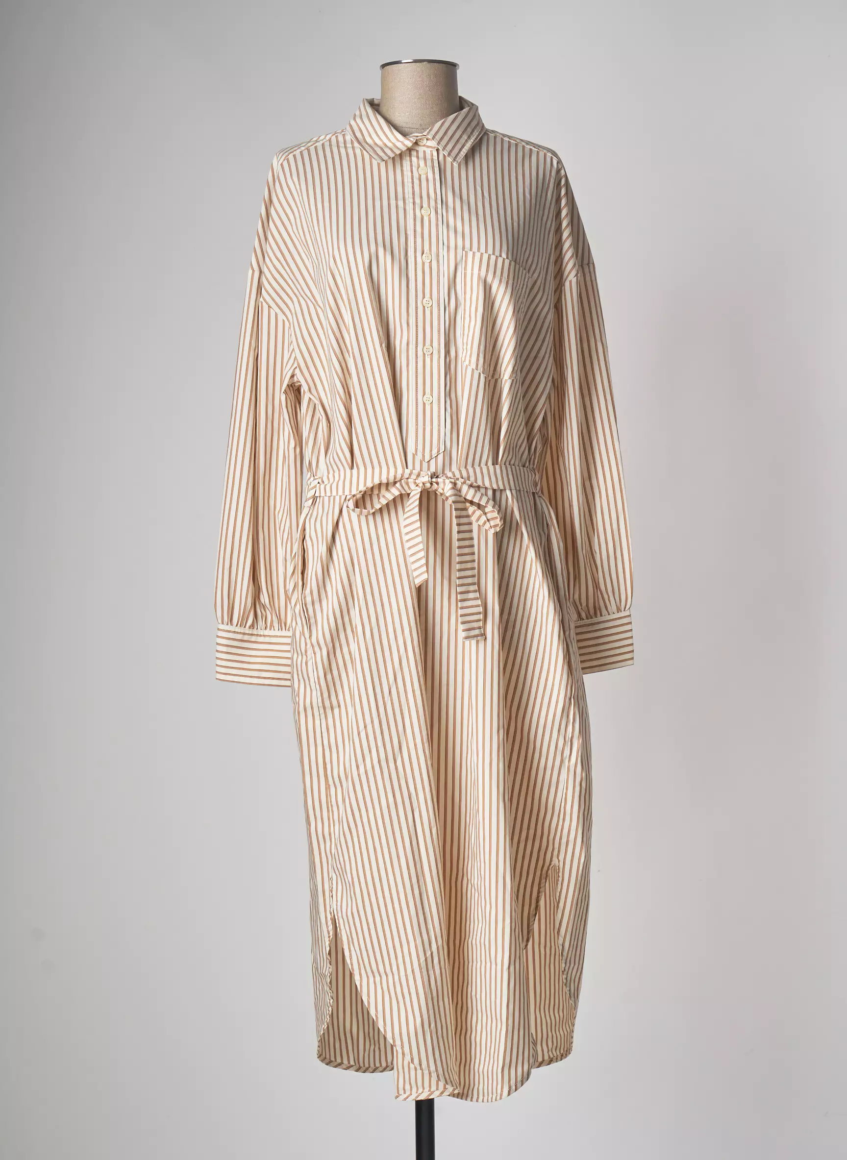 Second Female Robes Mi Longues Femme couleur beige