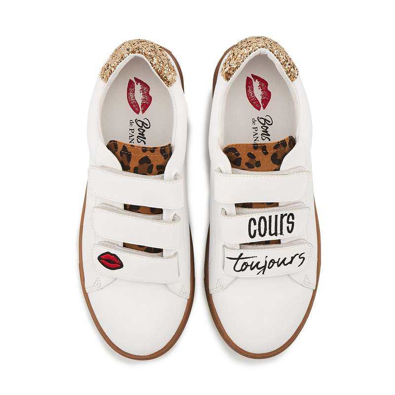 Baskets en cuir Edith cours toujours