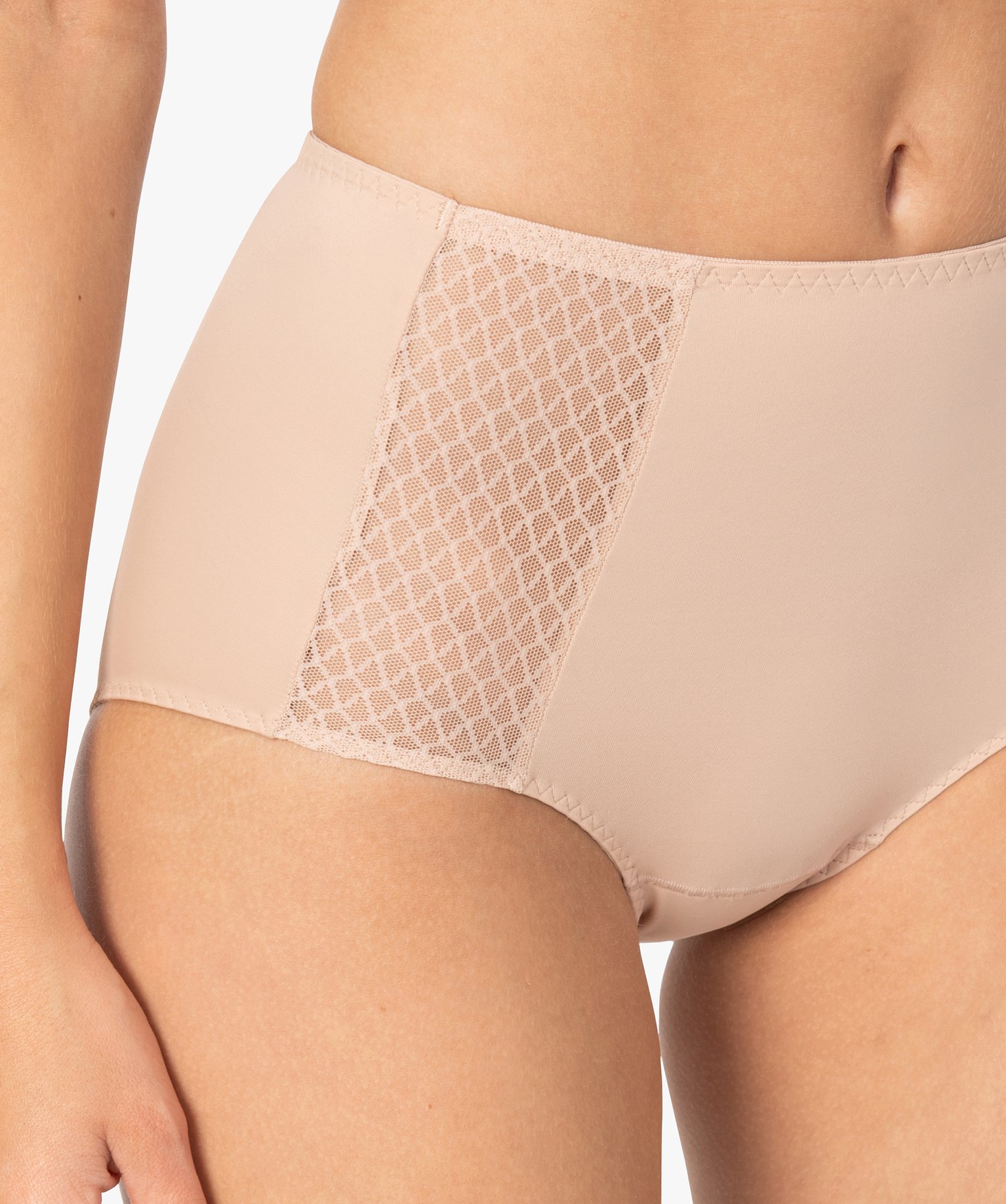 Culotte femme taille haute effet ventre plat - DIM rose | GEMO