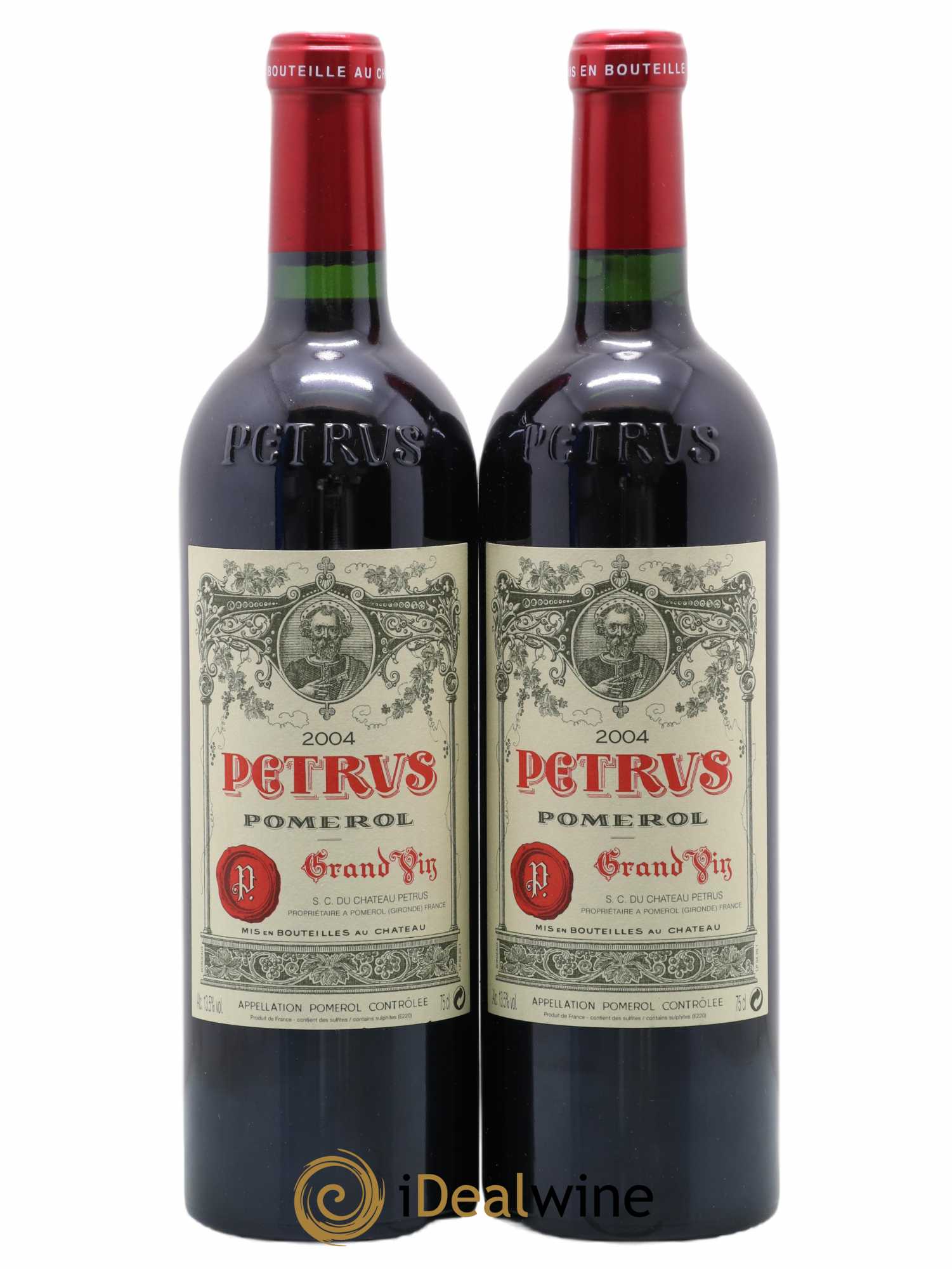 Petrus  2004 - Lot de 2 Bouteilles