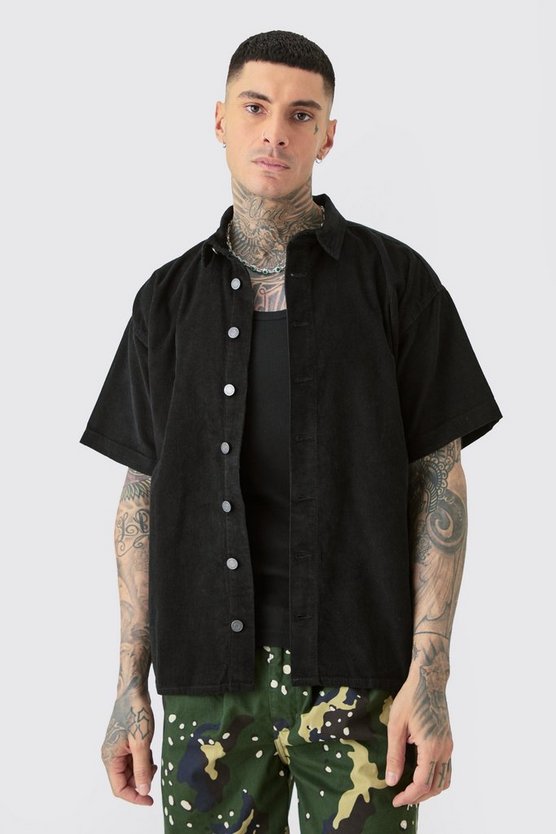 Tall Boxy Fit Cord Shirt