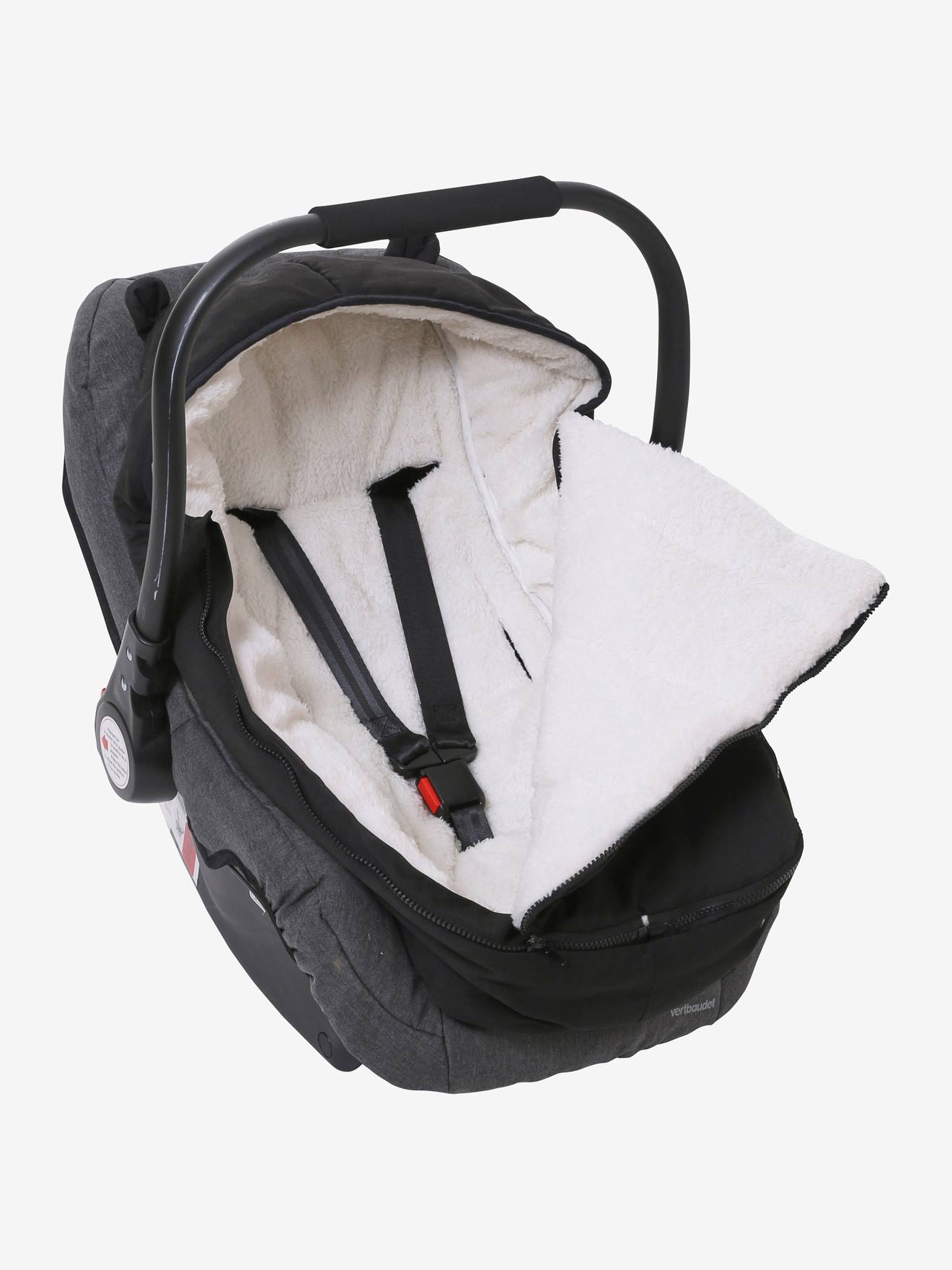 Vertbaudet Fußsack für Kinderwagen & Babyschale, wetterfest - schwarz