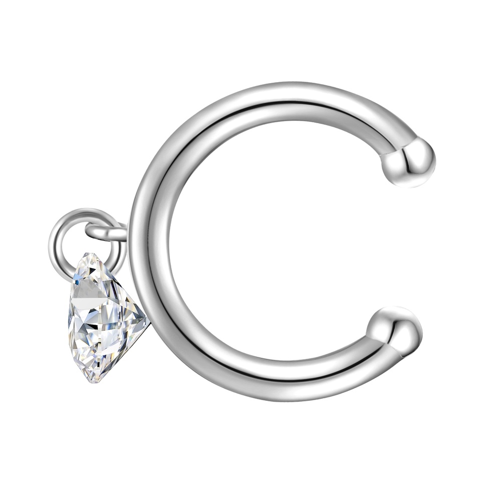Glanzstücke München Boucles doreilles Coeur Argent sterling Topaze en Argent Boucles d'oreilles