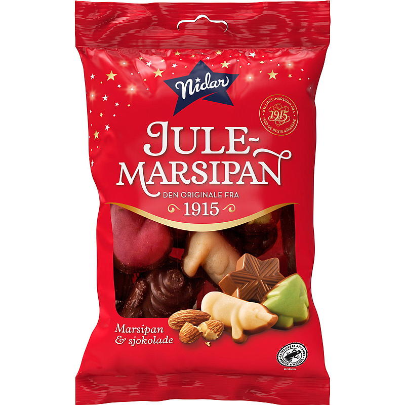 Nidar Julemarsipan 130 g, i pose Nidar