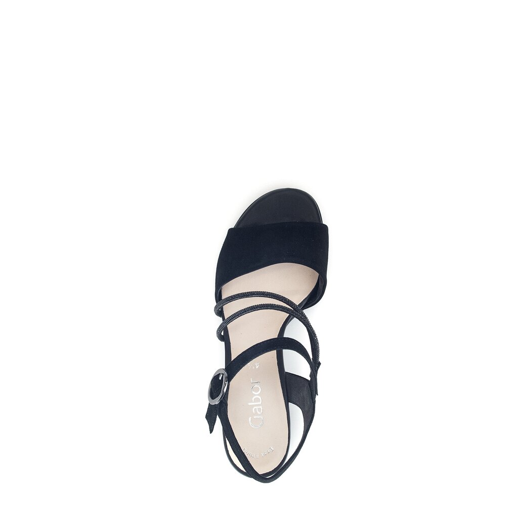 Gabor fashion Riemchensandale schwarz