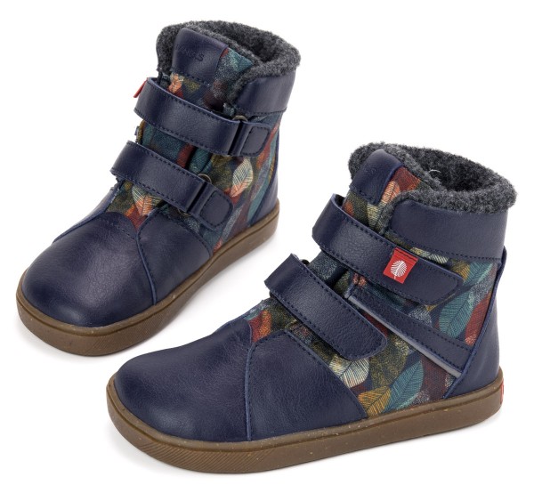 LANG.S Kids ~ Geo Boot Vegan Winter + Tex ~ Blue