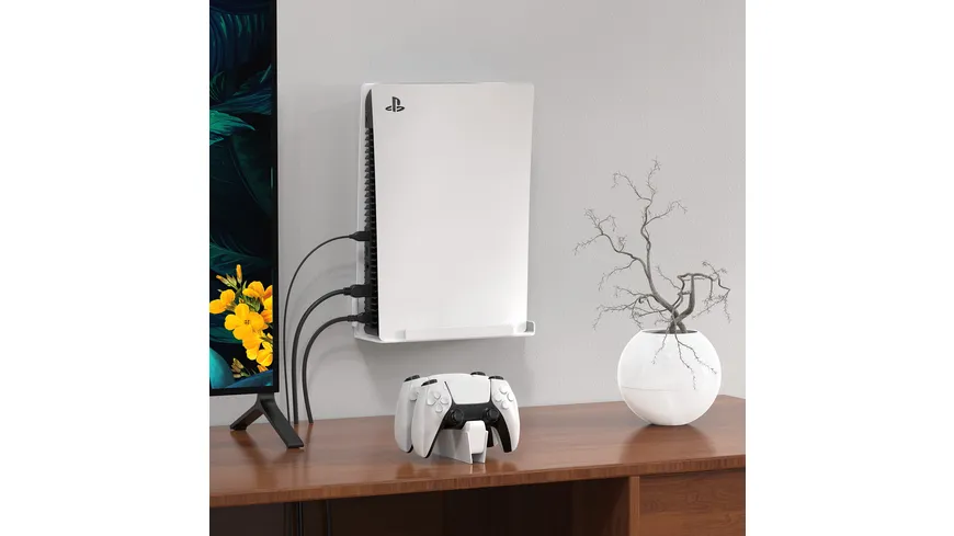 PS5 Wandhalterung XLAYER weiß