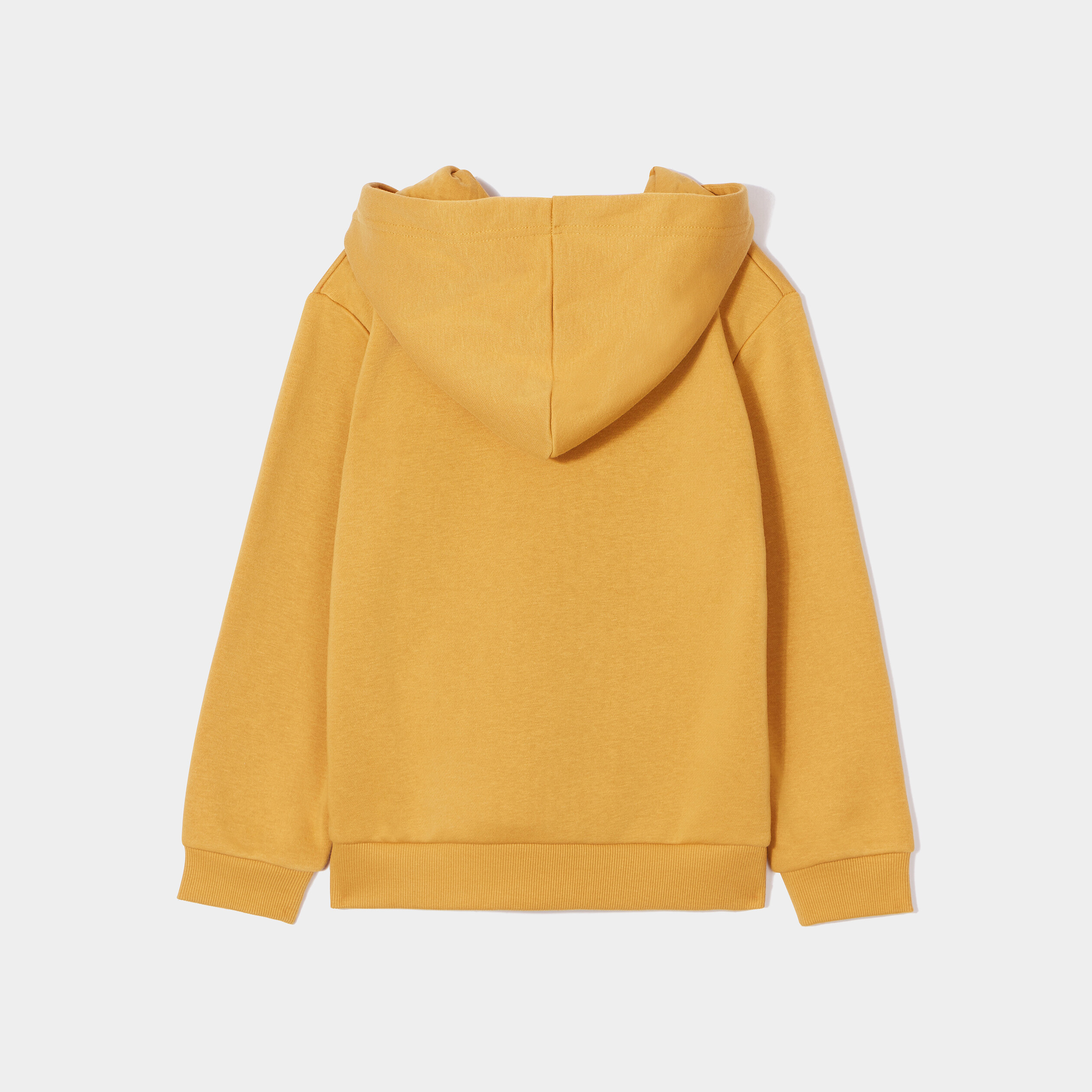 Sweat oversize à capuche hoodie Creeks jaune moutarde fille | La Halle