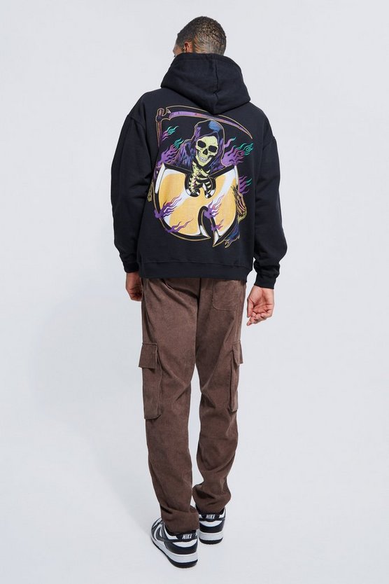 Oversize Hoodie mit lizenziertem Wu Tang Print
