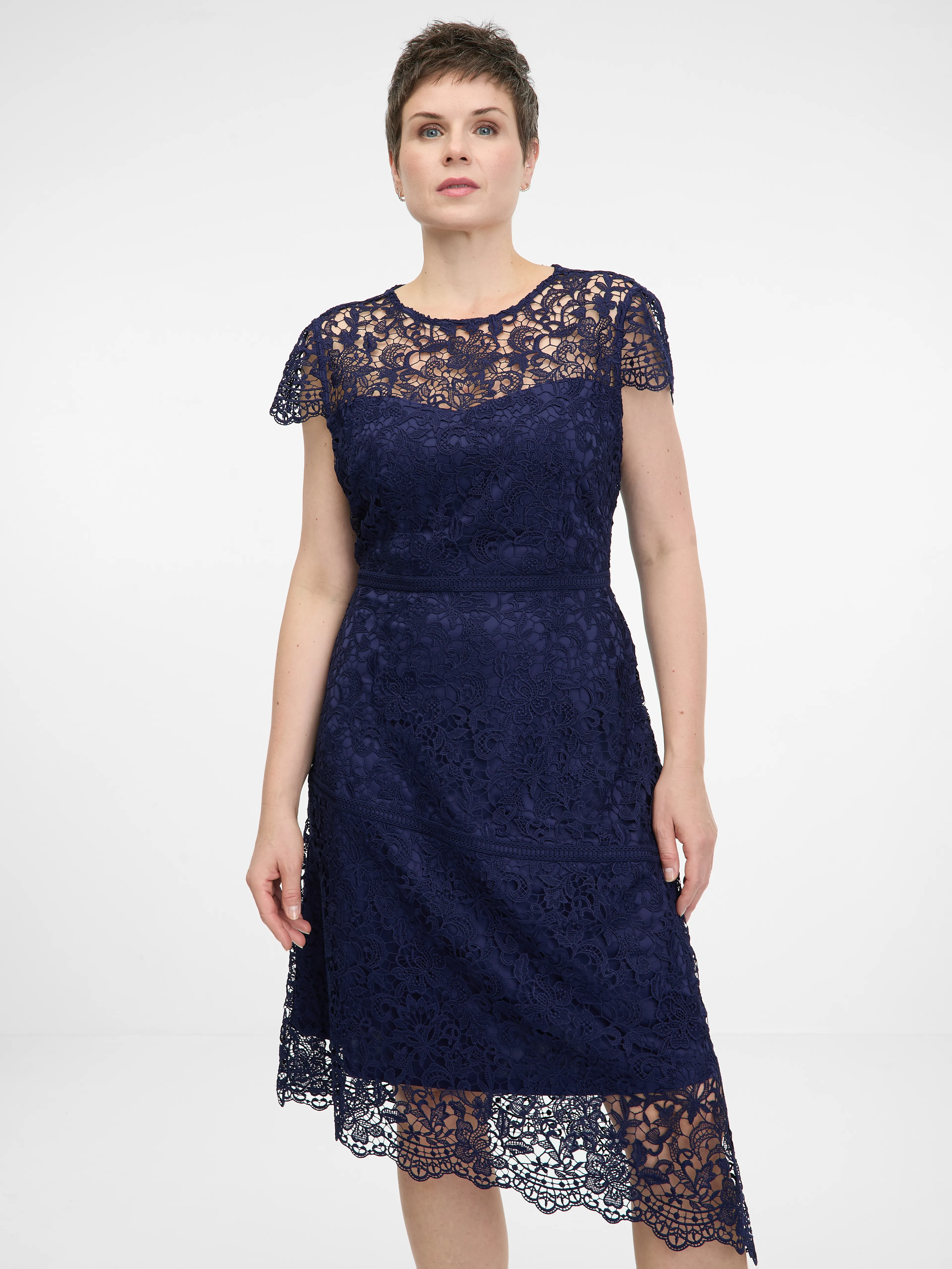 Dunkelblaues Damenkleid ORSAY