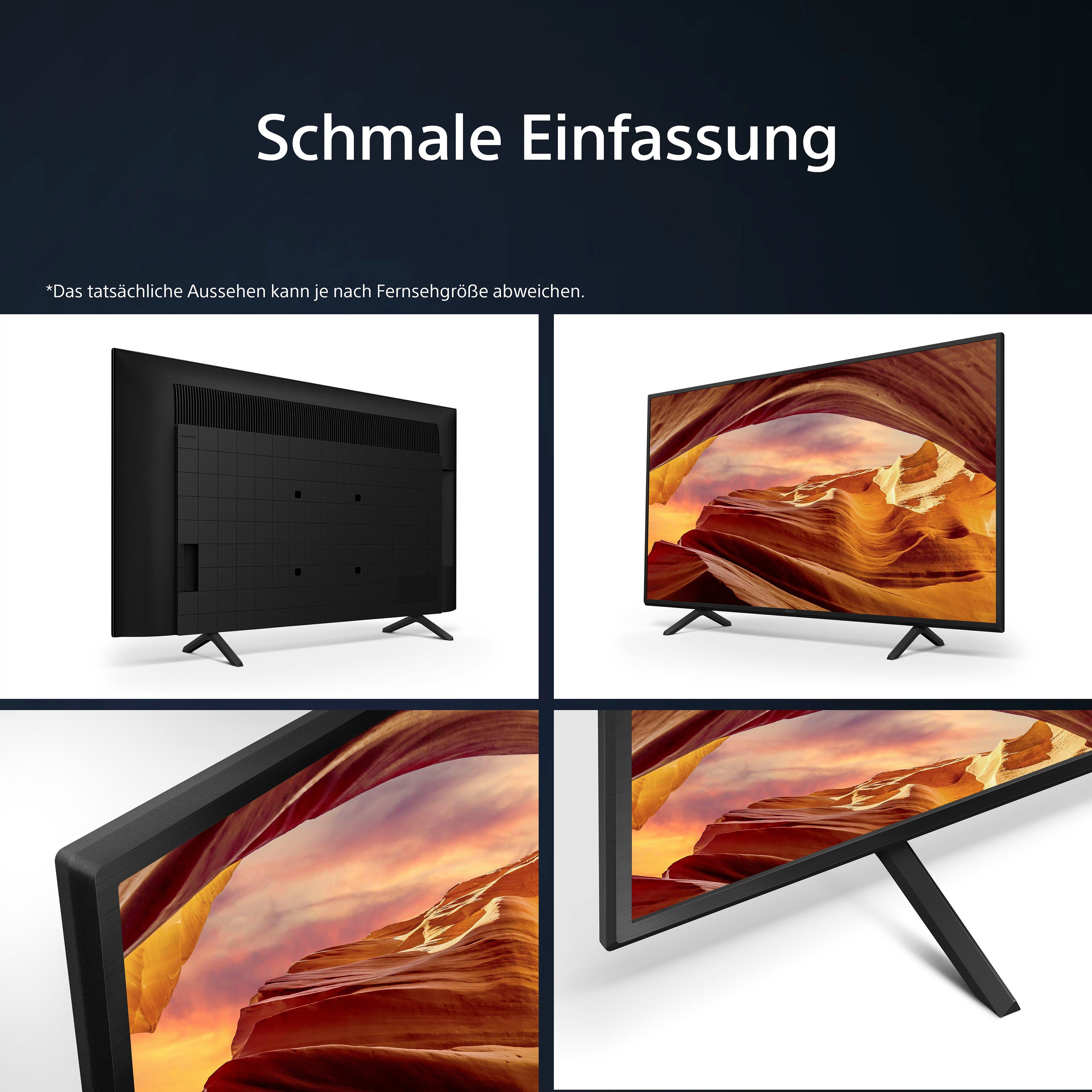 Sony KD43-X75WL LED-Fernseher (108 cm/43 Zoll, 4K Ultra HD, Google TV, Smart-TV, BRAVIA CORE, HDMI 2.1, Gaming-Menü)