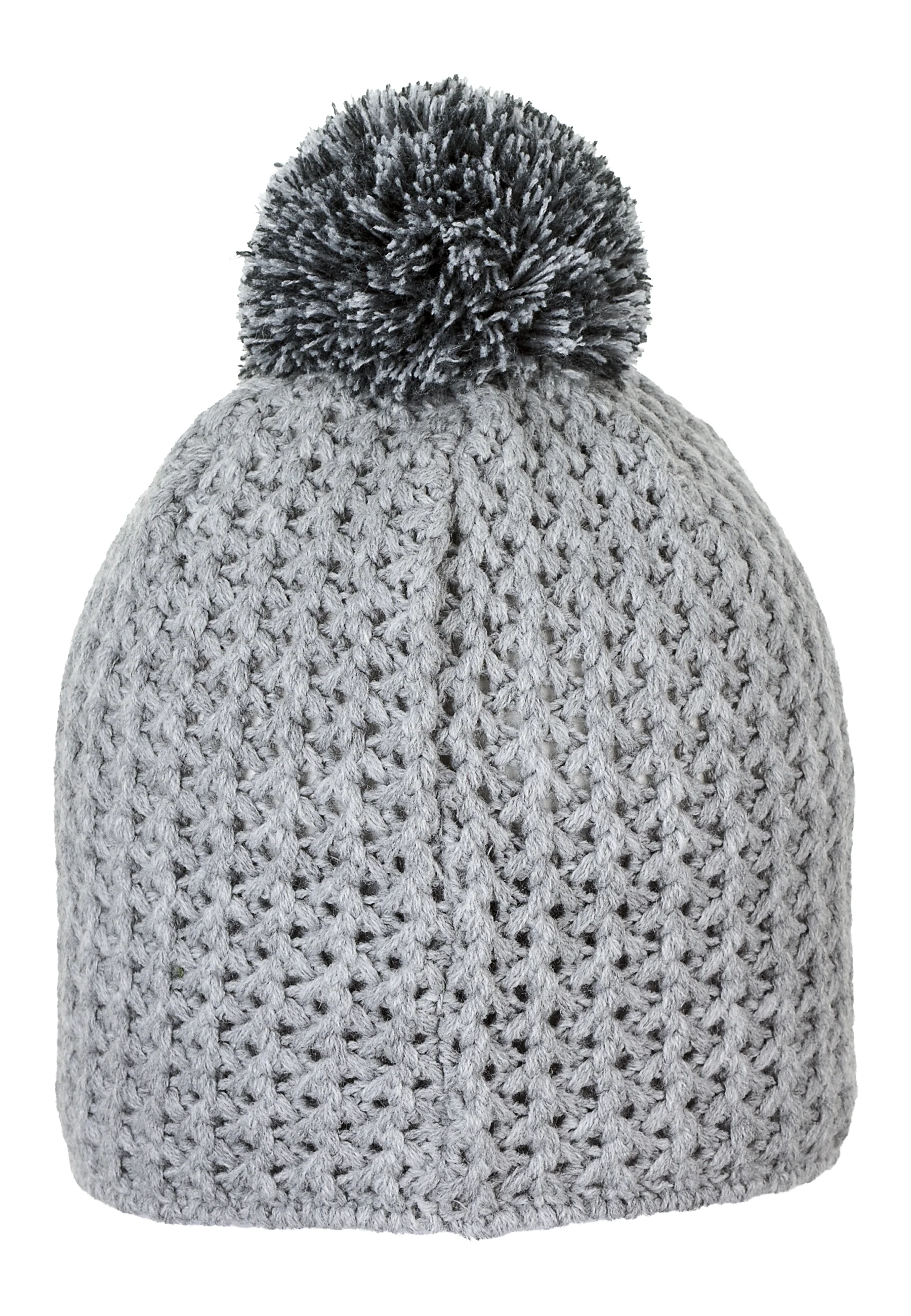Strickmütze mit Struktur, Marine oder Silber mel.