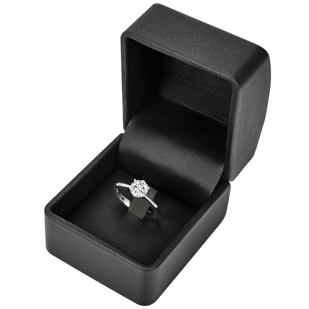 Trilani Bague en argent Argent sterling Oxyde de zirconium (CZ) en Argent Bague