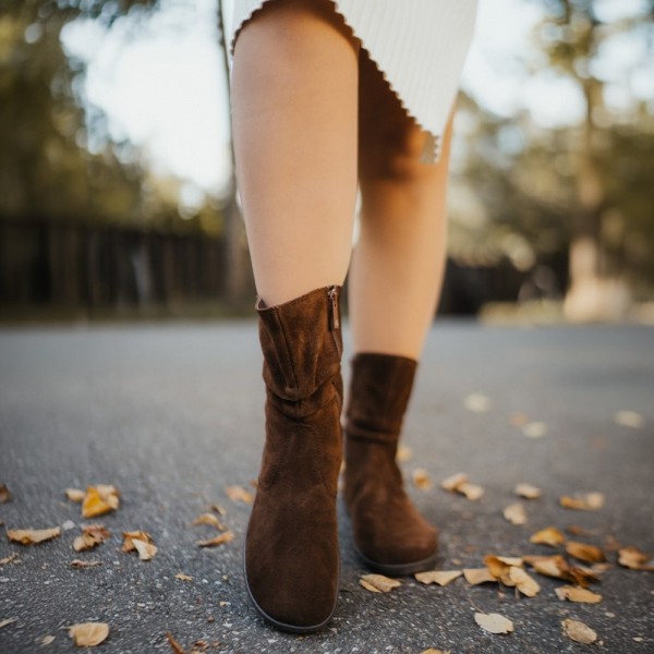 Groundies ~ Odessa Stiefel GO1 ~ Chocolate Brown