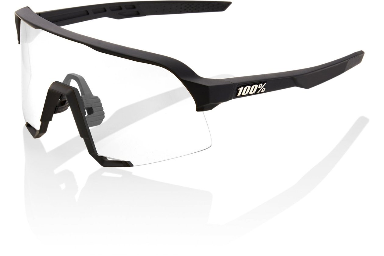 100 Percent S3 Gloss black / Photochromic Lens