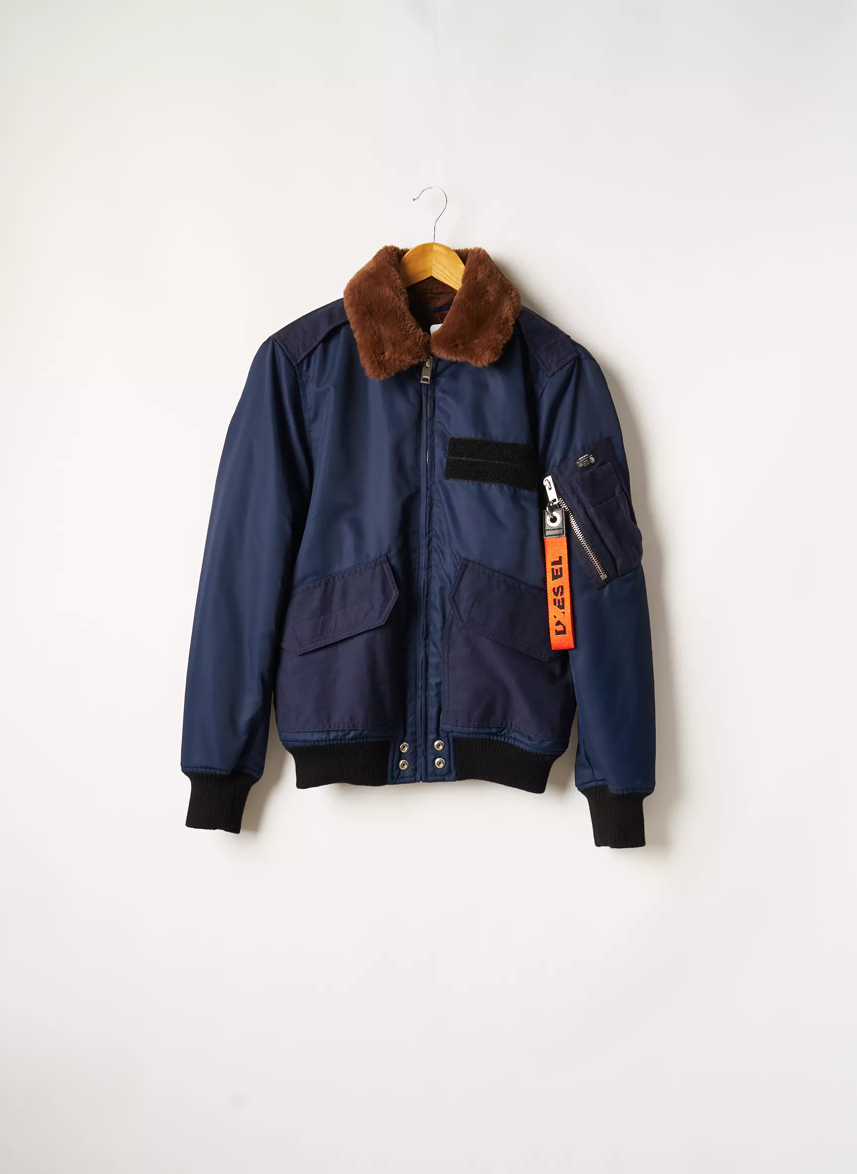 Diesel Blousons Femme couleur bleu
