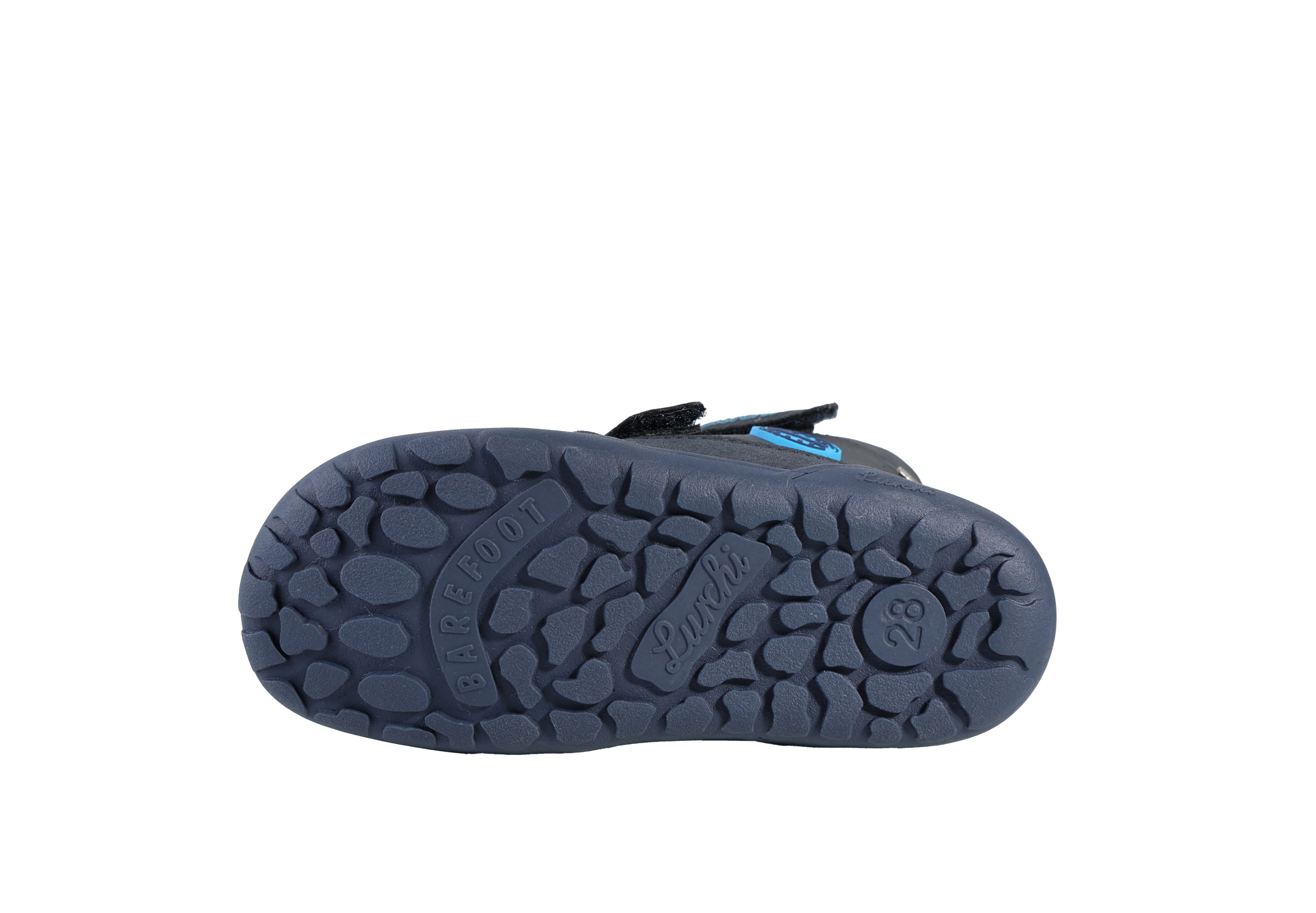 Lurchi Stiefelette Jimmy-TEX Barefoot - navy-turkis