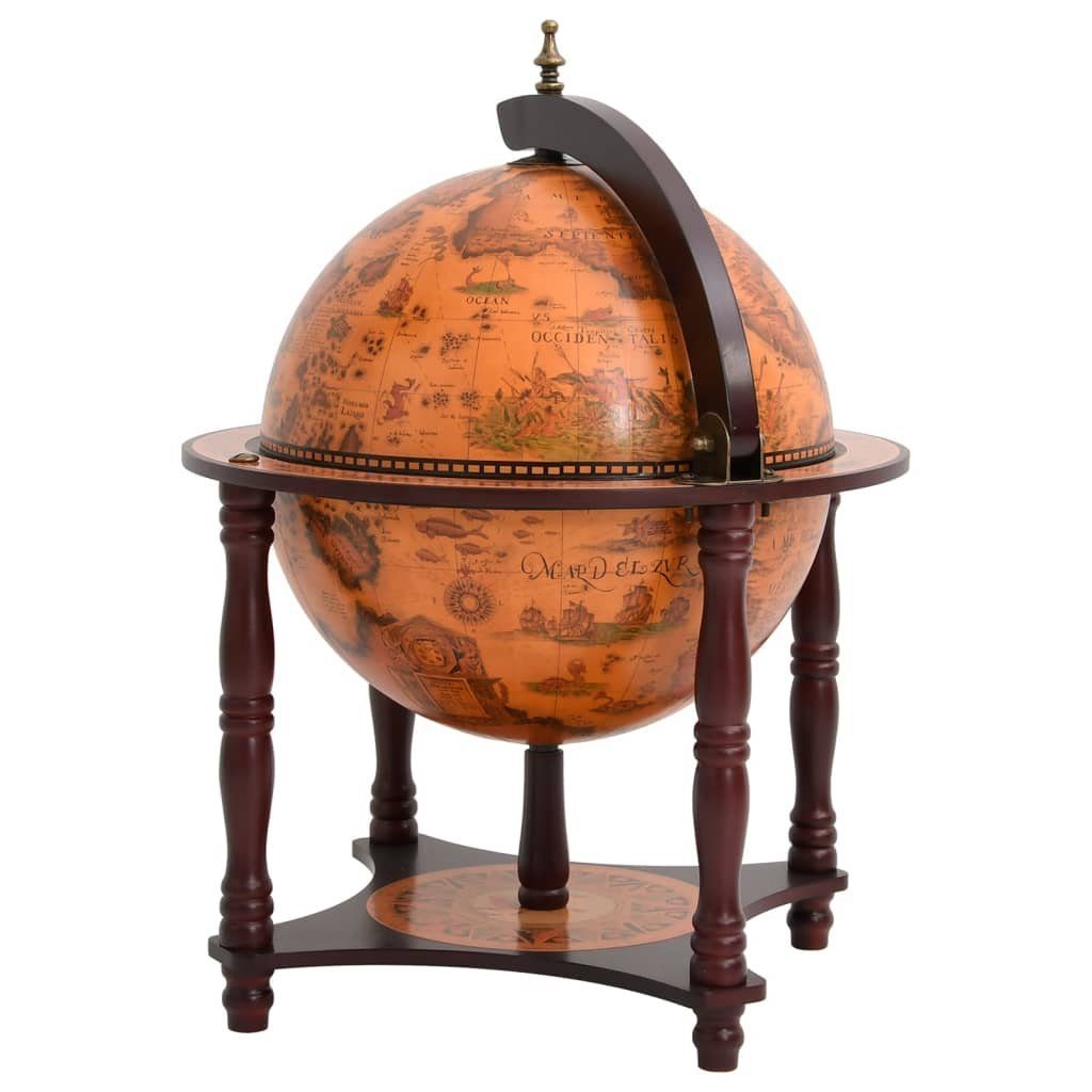 vidaXL Barschrank Globus-Bar Braun Massivholz Eukalyptus (1-St)