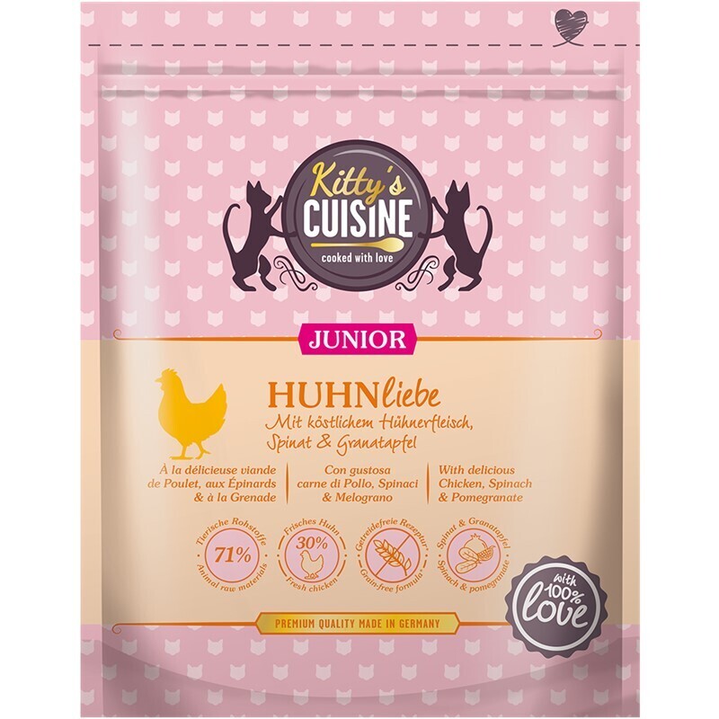 Kitty's Cuisine Trockenfutter Kitty's Cuisine Junior Huhnliebe 300 g