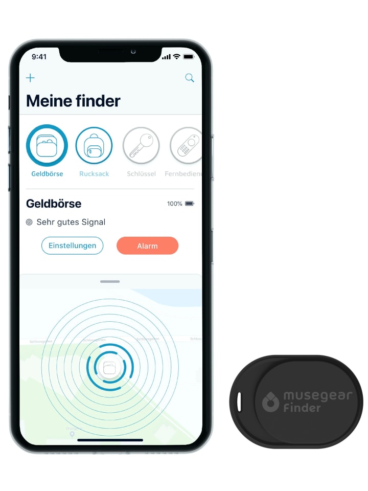musegear Bluetooth-Schlüsselfinder 