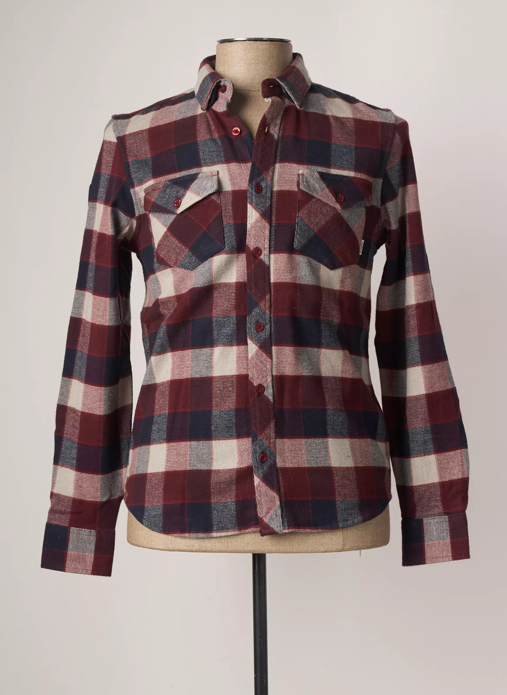 Element Manches Longues Homme couleur rouge
