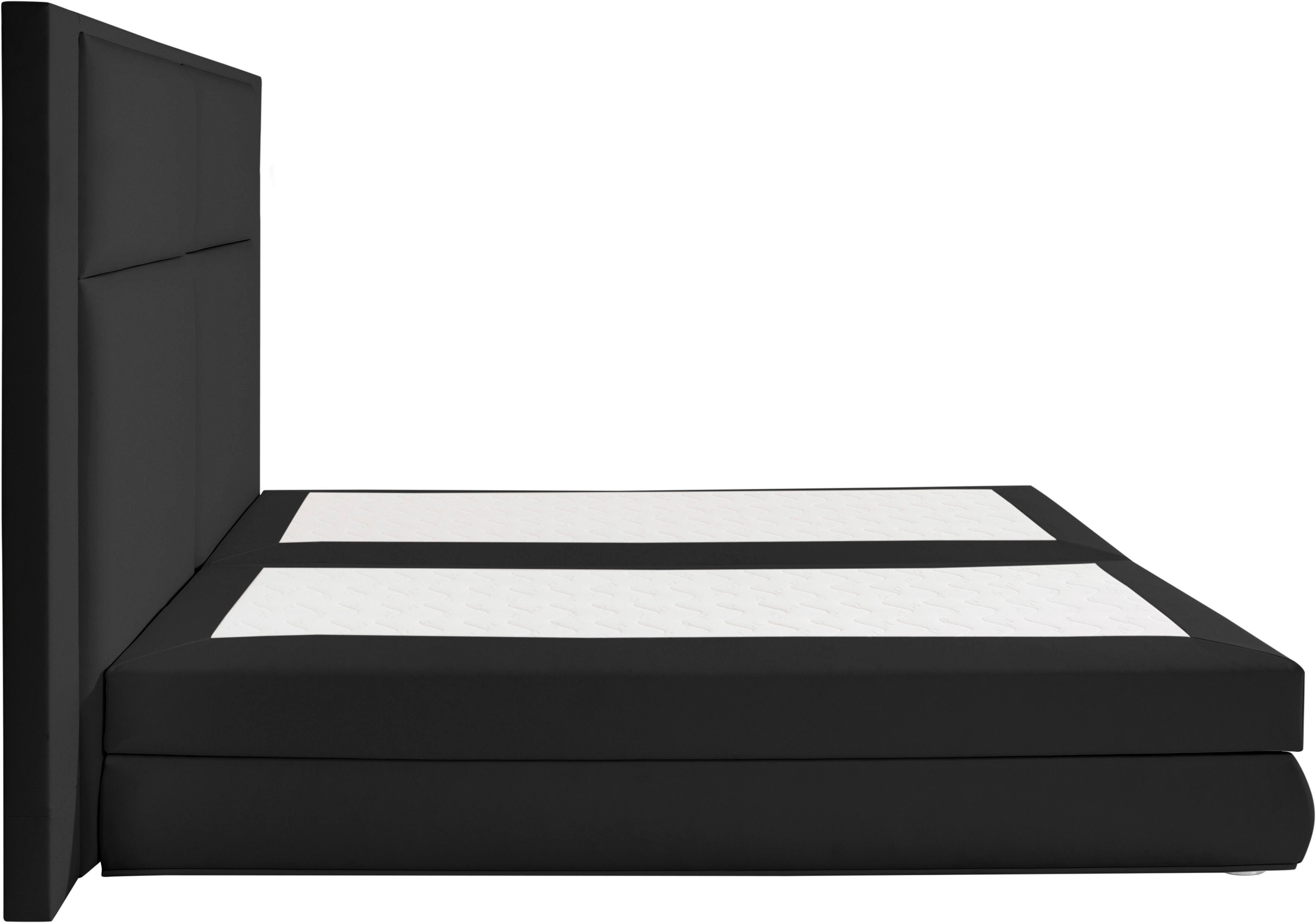 COLLECTION AB Boxspringbett Copenhagen, inklusive Bettkasten, Topper, wahlweise mit LED-Beleuchtung